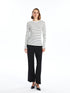 LC Waikiki Crew Neck Striped Women's Body